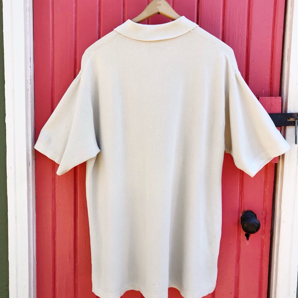 Tommy Bahama Pima Cotton Polo Shirt L Short Sleeve - Picture 5 of 8